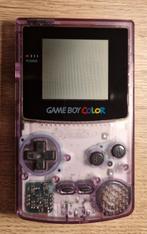 Gameboy color transparant paars krasvrij scherm, 1 speler, Ophalen of Verzenden, Zo goed als nieuw, Role Playing Game (Rpg)