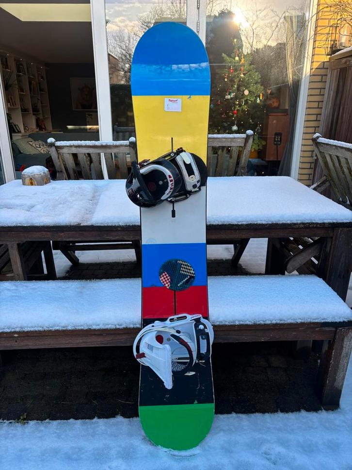 Burton Custom 165w Snowboard incl. bindingen, Sport en Fitness, Snowboarden, Gebruikt, Board, Ophalen