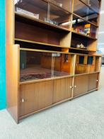 Vintage wandmeubel vitrinekast winkelkast, Ophalen of Verzenden