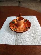 Handbeschilderde kandelaar uit Portugal., Ophalen of Verzenden