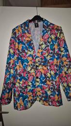 Carnavals blazer vlinderstof, Kleding | Dames, Carnavalskleding en Feestkleding, Ophalen of Verzenden, Zo goed als nieuw, Carnaval