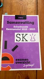 Examenoverzicht VWO scheikunde, natuurkunde, biologie, wis B, Ophalen of Verzenden, Zo goed als nieuw, VWO, Biologie