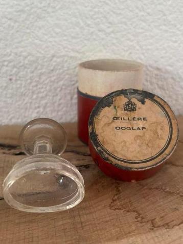 Antieke glazen oogschel (ooglapje) | Zeldzaam curiosa item beschikbaar voor biedingen