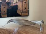 Chrome Wire Wave Fruit Bowl by Platt & Young Made in 1990s, Ophalen of Verzenden, Gebruikt, Overige vormen, Metaal