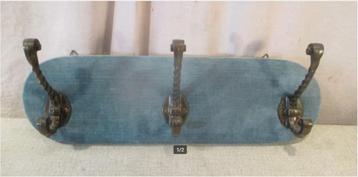 Mooie Retro Wandkapstok met 3 haken - 46x14 beschikbaar voor biedingen