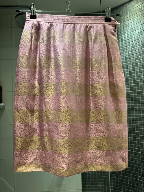 Vintage Yves Saint Laurent Zijde Rok, Kleding | Dames, Rokken, Zo goed als nieuw, Maat 34 (XS) of kleiner, Roze, Boven de knie