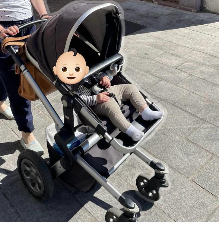 Joolz kinderwagen en reiswieg, Kinderen en Baby's, Buggy's, Gebruikt, Overige merken, Duomodel, Regenhoes, Verstelbare rugleuning