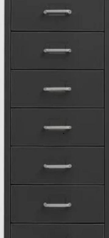 Ladeblok verrijdbaar 28x41x109 cm metaal antracietkleurig beschikbaar voor biedingen