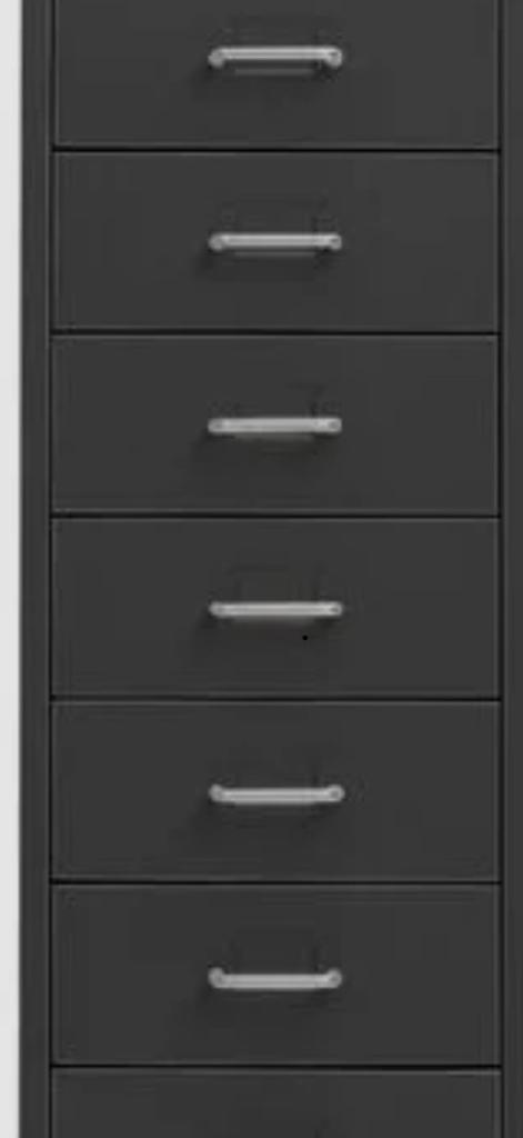 Ladeblok verrijdbaar 28x41x109 cm metaal antracietkleurig, Huis en Inrichting, Bureaus, Nieuw, Verzenden