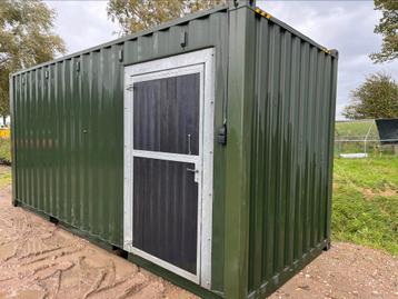 20 ft HC opslag container met loopdeur huren? beschikbaar voor biedingen