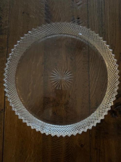 Wilhelmina kristal Serveelschalen en Onderzetters, Antiek en Kunst, Antiek | Glas en Kristal, Ophalen of Verzenden
