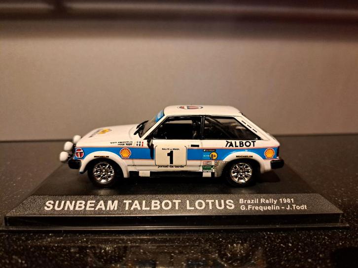 IXO Sunbeam Talbot Lotus Brazil 1981 1/43, Hobby en Vrije tijd, Modelbouw | Auto's en Voertuigen, Ophalen of Verzenden