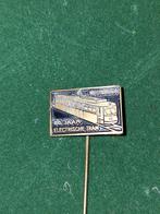 RET Rotterdam 60 jaar Electrische Tram Speld, Ophalen of Verzenden, Gebruikt, Transport, Speldje of Pin