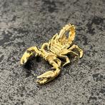14k gouden hanger schorpioen model, Ophalen of Verzenden, Zo goed als nieuw, Goud, Kruis of Symbool