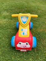 Fisher price loop/ zit autootje met knop voor geluid, Ophalen, Gebruikt