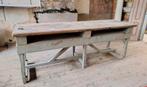 Grote oude werkbank 245x75, Doe-het-zelf en Verbouw, Werkbanken, Ophalen, Gebruikt, 170 cm of meer