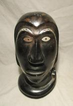 ebbenhout buste antiek beeld Afrika, Ophalen of Verzenden
