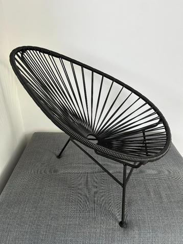 Design kinderstoel Silla Acapulco zwart - als nieuw beschikbaar voor biedingen