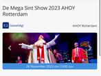 3 tickets voor de Mega Sint Show Ahoy - 13.00 uur, Tickets en Kaartjes, Evenementen en Festivals, Drie personen of meer