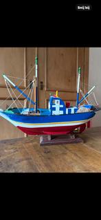 Kleurrijke Portugese vissersboot Setubal - Decoratie, Antiek en Kunst, Ophalen of Verzenden