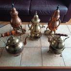 Vintage koperen Thee Servies Collectie, Ophalen of Verzenden