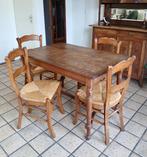 Art Deco tafel met stoelen, eethoek, Antiek en Kunst, Ophalen