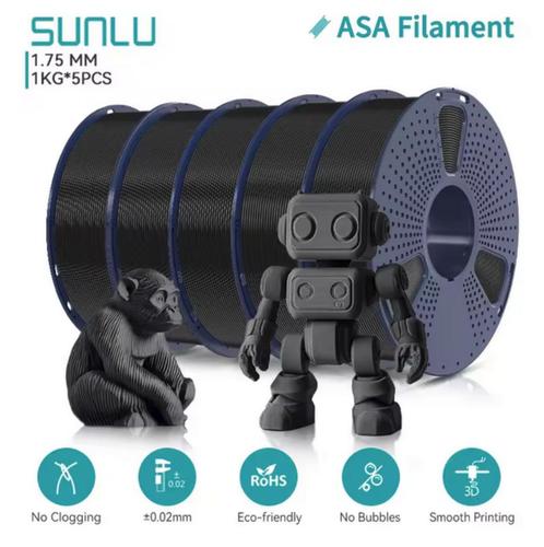 Sunlu ASA Filament 1.75mm 1kg/rol, Computers en Software, 3D-printerbenodigheden, Nieuw, Ophalen of Verzenden