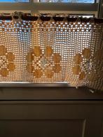 Vintage Gehaakte Raamdecoratie Gordijn Jaren 70 Handwerk, Antiek en Kunst, Antiek | Kleden en Textiel, Ophalen of Verzenden