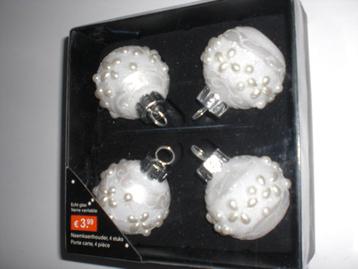 kERST -  4 NAAM- KAARTHOUDERS (Nieuw) beschikbaar voor biedingen