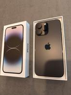 Iphone 14 Pro Max - 256GB - Titanium - 100% batt - ZGAN, 256 GB, Zwart, Ophalen of Verzenden, Zo goed als nieuw