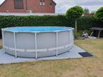 Intex zwembad 4,57 m, zandfilterpomp en Poolstyle warmtepomp, Tuin en Terras, Zwembaden, Gebruikt, Rond, 300 cm of meer, Ophalen