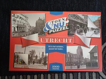 Utrecht Stad Puzzel - Toen & Nu - 1000 stukjes beschikbaar voor biedingen