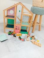Poppenhuis Hema INCLUSIEF poppetjes en interieur, Kinderen en Baby's, Speelgoed | Poppenhuizen, Ophalen of Verzenden, Gebruikt