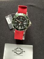 Spinoza Horloge -  met rode of zwarte band, Overige merken, Overige materialen, Polshorloge, Nieuw