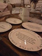 Zgan   riviera maison plate,s  en kan, Huis en Inrichting, Keuken | Servies, Ophalen of Verzenden, Zo goed als nieuw, Porselein