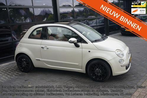 Fiat 500 C 0.9 TwinAir Rock, Leder, PDC, Clima, Xenon, Auto's, Fiat, Bedrijf, Te koop, 500C, ABS, Airbags, Boordcomputer, Centrale vergrendeling