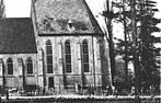 977194 Groesbeek 1957 Gld herv kerk Gelopen met Postzegel, Verzamelen, Ansichtkaarten | Nederland, Ophalen of Verzenden, Gelopen