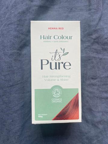 It’s Pure Henna haarverf 100% biologisch beschikbaar voor biedingen