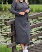 Zozo <Nieuw> Krijtstreep jurk Travelstof  Maat S, Kleding | Dames, Ophalen, Nieuw, Knielengte, Maat 36 (S)