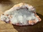 Apophyliet/stilbiet cluster (8) groot formaat top stuk!!, Ophalen of Verzenden, Mineraal