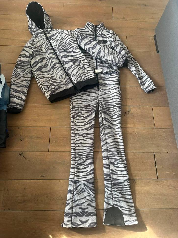 ZGAN SuperRebel skipak (jas + ski-overall) maat 176, Kinderen en Baby's, Kinderkleding | Maat 176, Zo goed als nieuw, Meisje, Sport- of Zwemkleding