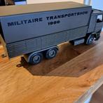 MILITAIRE TRANSPORT SHOW 1988 SCANIA 142H 6 X 2 HUIF +Certf., Hobby en Vrije tijd, Modelauto's | 1:50, Verzenden, Nieuw, Bus of Vrachtwagen