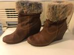 Lage laarzen, maat 38, kleur bruin, Ophalen of Verzenden, Gedragen, Bruin