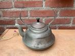 Antieke waterketel met dekseltje, Antiek en Kunst, Antiek | Tin, Ophalen of Verzenden