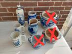 Keulse kannen en Delfs blauwe kruik en bierpullen, Antiek en Kunst, Ophalen