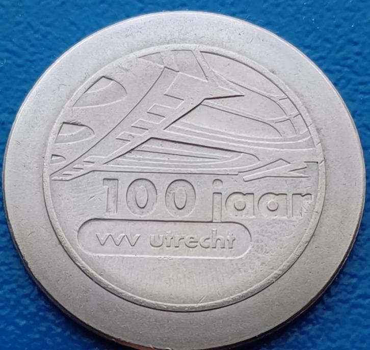 1 Dommetje Utrecht 1992 100 jaar VVV Utrecht, Postzegels en Munten, Penningen en Medailles, Overige materialen, Nederland, Verzenden