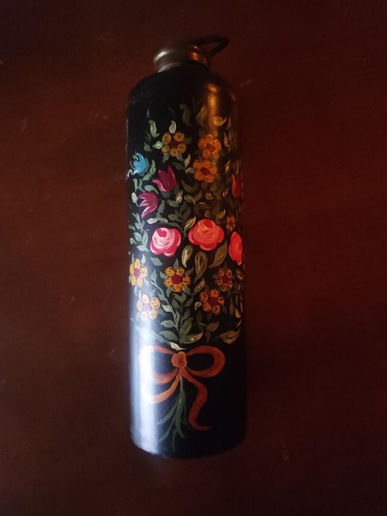 Leuke beschilderde kruik, decoratief, Ophalen of Verzenden