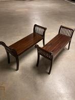Koloniale Bankjes, Antiek en Kunst, Antiek | Meubels | Stoelen en Banken, Ophalen