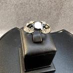 Gouden ring | 10K* | 2,19gr | witgoud saffier | 384197