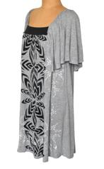 Designers Remix jersey jurkje, jurk, grijs, Mt. M, Maat 38/40 (M), Verzenden, Zo goed als nieuw, Grijs